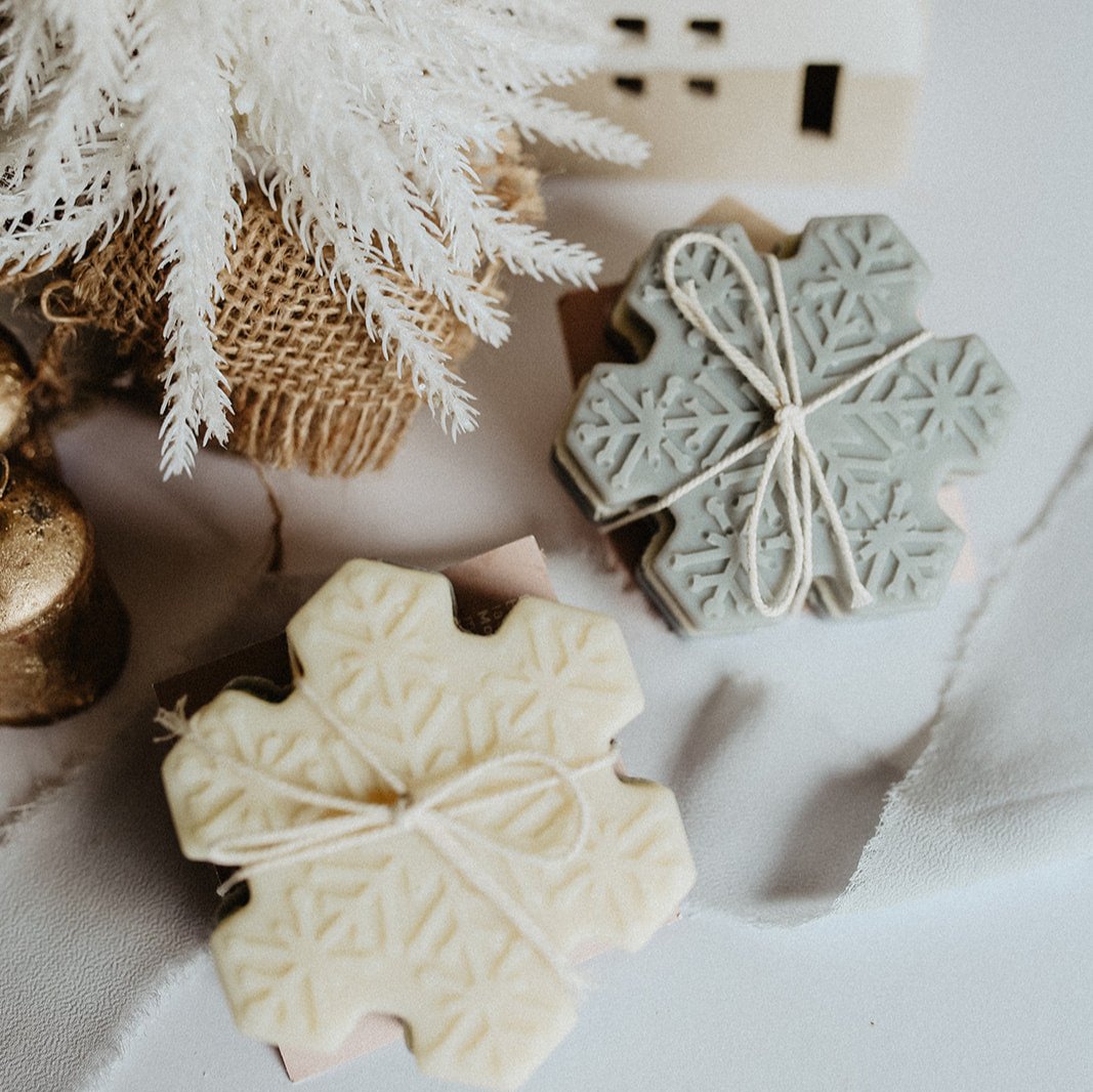 Snowflake Soap Stacks by SOAK Bath Co Wholesale