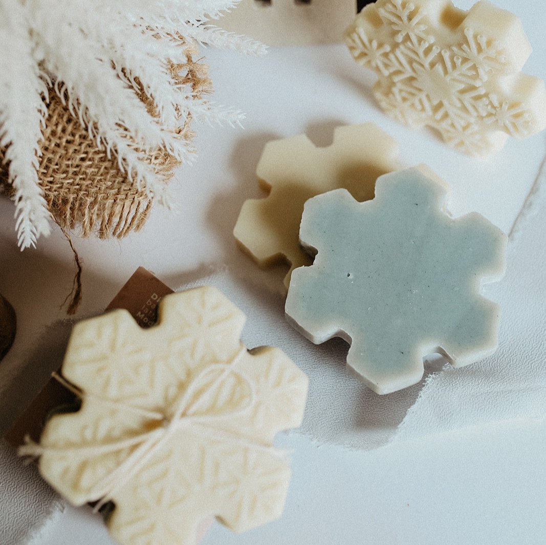 Snowflake Soaps by SOAK Bath Co