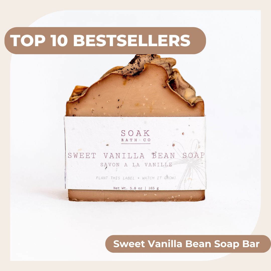 Sweet Vanilla Bean Soap Bar Top 10 Bestseller