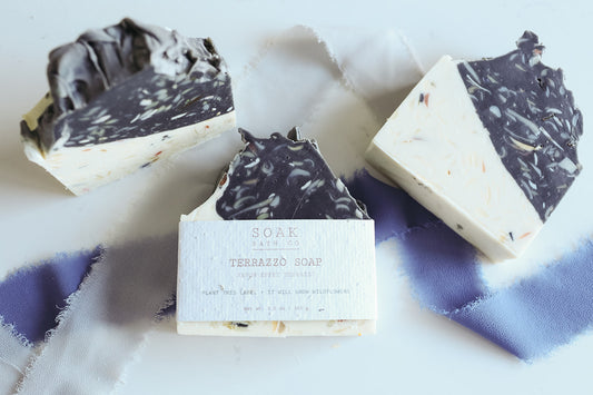 Terrazzo Soap Bar by SOAK Bath Co Landscape
