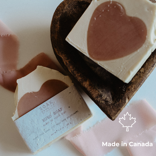 XOXO Soap Bar - Canadian Handmade
