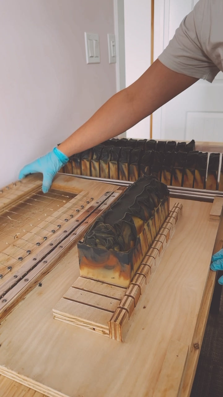 Tobacco Leaf Soap Bars by SOAK bath Co. Handmade in small batches with all natural ingredients.