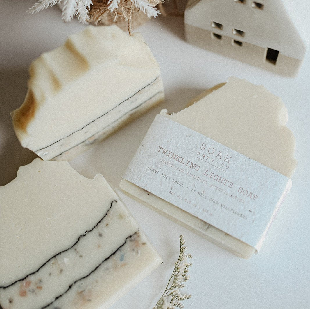 twinkling lights soap bar by soak bath co wholesale