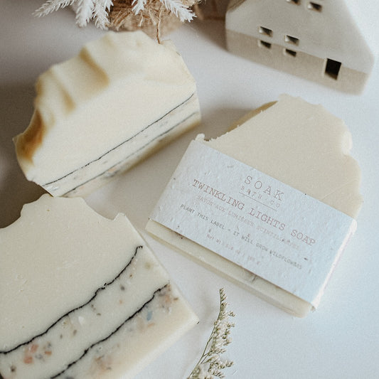 twinkling lights soap bar by soak bath co wholesale